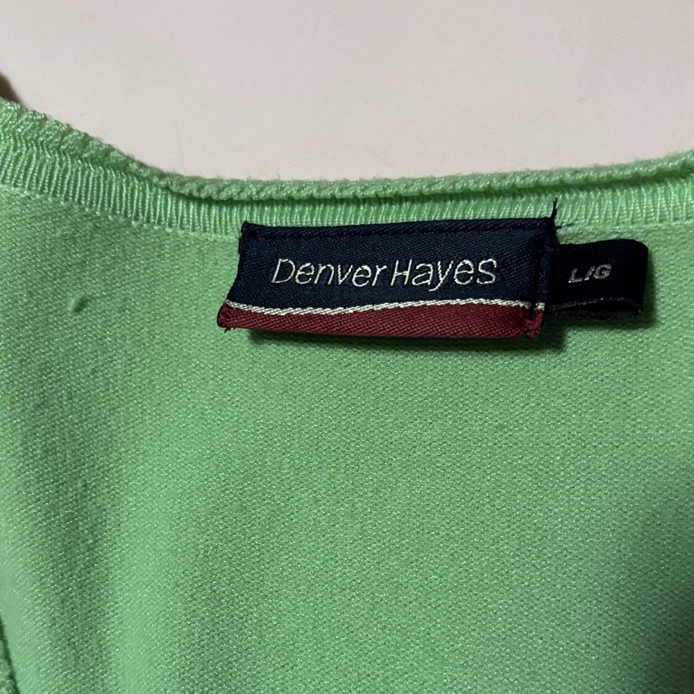 Green Button-Up Cardigan - Picture 2 of 7